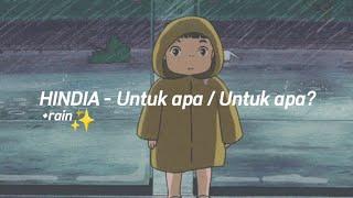 Hindia - Untuk apa   Untuk apa? Cover  Lirik 