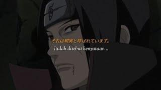 Kata - kata Itachi Uchiha  Manusia Hidup Dalam Asumsi  Naruto Shippuden  Quotes Naruto  Story Wa