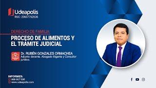 Proceso de Alimentos y el Trámite Judicial  Rubén Gonzales Ormachea