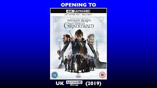 Opening to Fantastic Beasts The Crimes of Grindelwald UK 4K Ultra HD Blu-Ray 2019