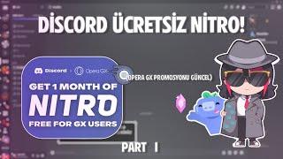 Discord Ücretsiz Nitro ve Boost Nasıl Alınır?  2024 Nisan Güncel Promosyonlar  Opera GX  PART 1