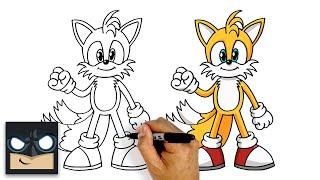 How To Draw Miles Tails Prower  Sonic The Hedgehog