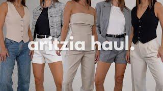 ARITZIA SPRING TRY-ON HAUL FT. WORK & CASUAL OUTFIT INSPIRATION
