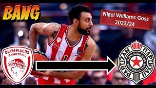 Nigel Williams Goss ● 202324 Best Plays & Highlights ● Olympiacos BC