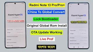 Redmi Note 13 Pro Plus Zircon China To Global Rom Convert  Install Global Rom Redmi Note 13 Pro+