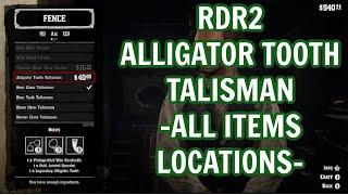 RDR2 ALLIGATOR TOOTH TALISMAN