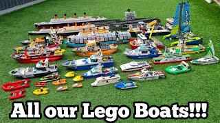 HUGE LEGO BOAT COLLECTION 2022