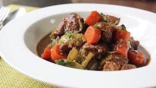 Irish Pork Stew Recipe - Pork Stewed with Guinness Beer and Vegetable - St. Patricks Day Recipe