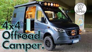 Für jedes Abenteuer gewappnet Mercedes Sprinter 4x4 Offroad Custom Camper