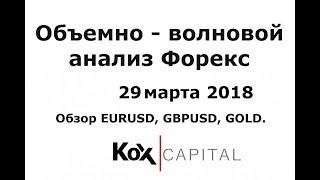 Объемно-волновой анализ Форекс 29.03.2018. Обзор EURUSD GBPUSD GOLD USDJPY