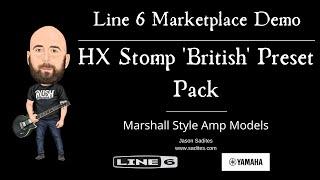 Line 6 Marketplace - HX Stomp British Preset Pack Marshall Style Amps