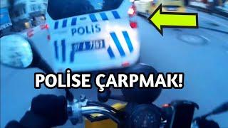 Motorla POLİSE ÇARPMAK Türkiyede Yaşanan Motorcu Olayları