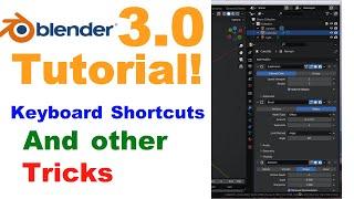 Blender 3.0 tutorial using keyboard shortcuts to help make modeling easier.