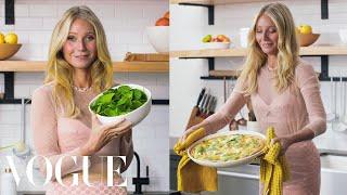 Gwyneth Paltrow Cooks Her Breakfast Frittata  Vogue