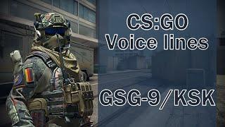 CSGO Agent Voice Lines GSG9KSK