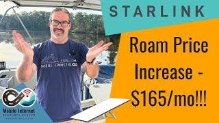 Starlink Plan Changes Roam Increased to $165mo In motion Use International