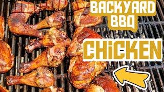 How to make perfect BBQ chicken cooking on the Char-griller grill. #Charcoal