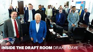 EXCLUSIVE Inside the Draft Room as Patriots Select Drake Maye  2024 NFL Draft