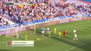 Gol de Zapater ️ Real Zaragoza 2-1 Villarreal B  2022-23  + Sonido Carrusel Deportivo Aragón