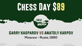 Garry Kasparov vs Anatoly Karpov  Moscow - Rusia 1990