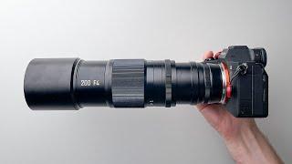 The Longest Macro Lens Ever Mitakon 200mm f4