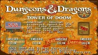 Dungeons & Dragons Tower of Doom 1993 Capcom Mame Retro Arcade Games