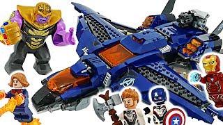 Marvel LEGO Avengers End Game Ultimate Quinjet Go Take Infinity Stone from Thanos #DuDuPopTOY