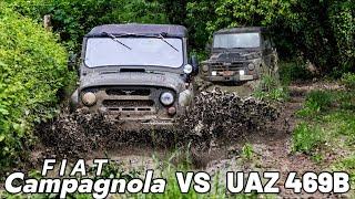 Original FIAT CAMPAGNOLA prepared UAZ 469B prepared JK RUBICON prepared VITARA in the sludge