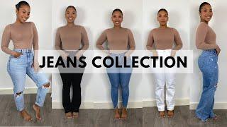 MY FULL AFFORDABLE JEANS COLLECTION  The Best Jeans for Petite and Curvy