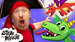 Halloween Magic Monster Party Story for Kids with Steve and Maggie  One Little Halloween Pumpkin