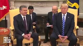 WATCH President Trump holds meeting with Uzbek President at White House