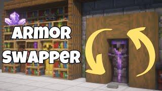 How to Build an EASY Armor Stand Swapper  Minecraft 1.20+
