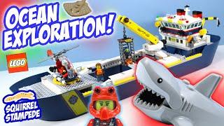 LEGO City Ocean Exploration Ship Speed Build Review 2020 it Really Floats