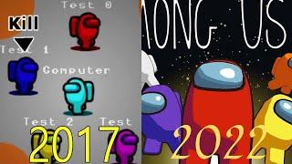 Every Update Of Among Us From 2017 To 2022