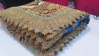 IMPORTED FABRIC DESIGNER BANARASI SAREE IN STONE WORK & ZARI WORK #ZARANGSAREE #BANARASISAREE