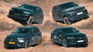 SUV Battle 2020 Audi Q8 BMW X5 Mercedes GLE Volvo XC90 Range Rover Sport Jeep Lexus & BMW X6