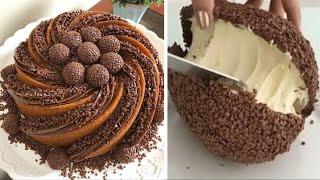 So Yummy Chocolate Cake Decorating To Impress Your Family  Satisfying Chocolate Cake Videos