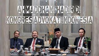 AhmadDhani hadir di Kongres Advokat Indonesia di samperin BALADEWI Cantik