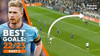 BEST Premier League goals of 202223 ft. Kevin De Bruyne Son Heung-min & more  Part 1