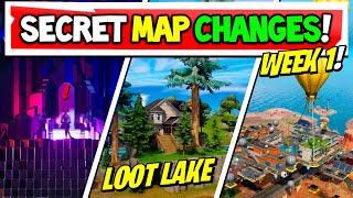 Fortnite Season 4 SECRET MAP CHANGES Week 1