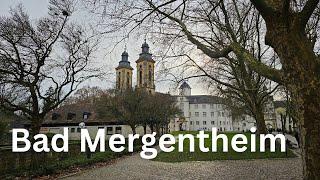 Bad Mergentheim Germany. 4K 60 FPS Virtual Walk
