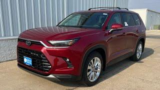 2024 Toyota Grand Highlander Platinum Ruby Flare Pearl With Black Interior