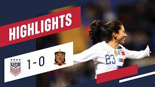 USA 1-0 SPAIN Highlights  Jan. 22 2019  Alicante Spain - Estadio José Rico Pérez