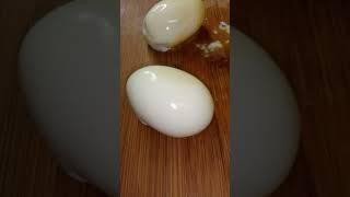 Air fried boiled eggs