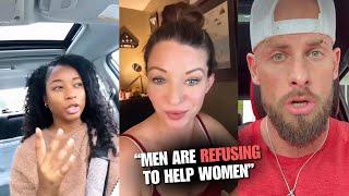 Men Are Saying NO To Helping Women  Women Are Confused #2