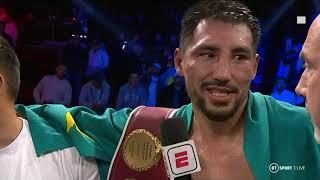 Janibek Alimkhanuly retains the WBO Middleweight Championship 