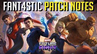 FANTASTIC FOUR UPDATE PATCH NOTES HUH? - Marvel Future Fight