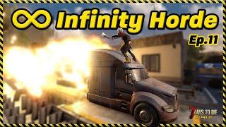 Infinity Horde Ep.11 - Gas OVERLOAD 7 Days to Die