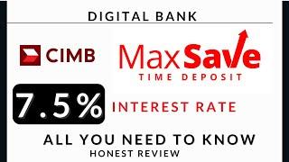 CIMB Time Deposit 7.5% I Honest review