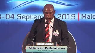 Mr Sekie Agisa at 4th Indian Ocean Conference - IOC 2019